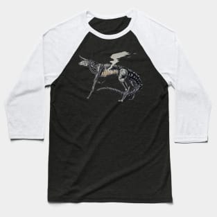 Cyborg demon horse Baseball T-Shirt